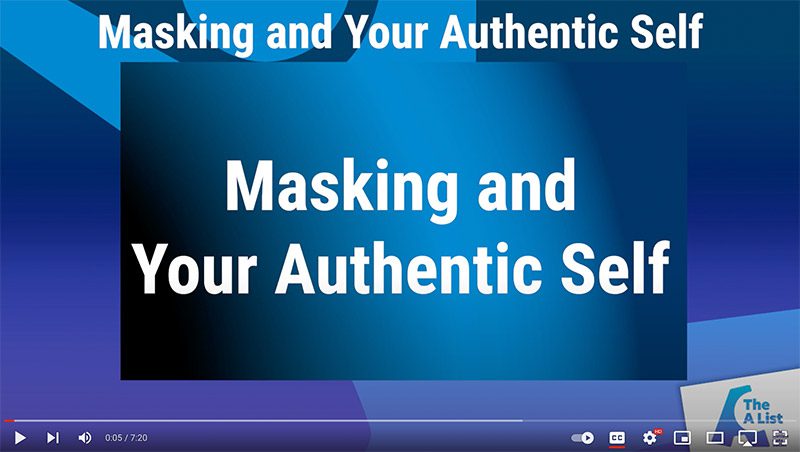 Masking and your authetics self