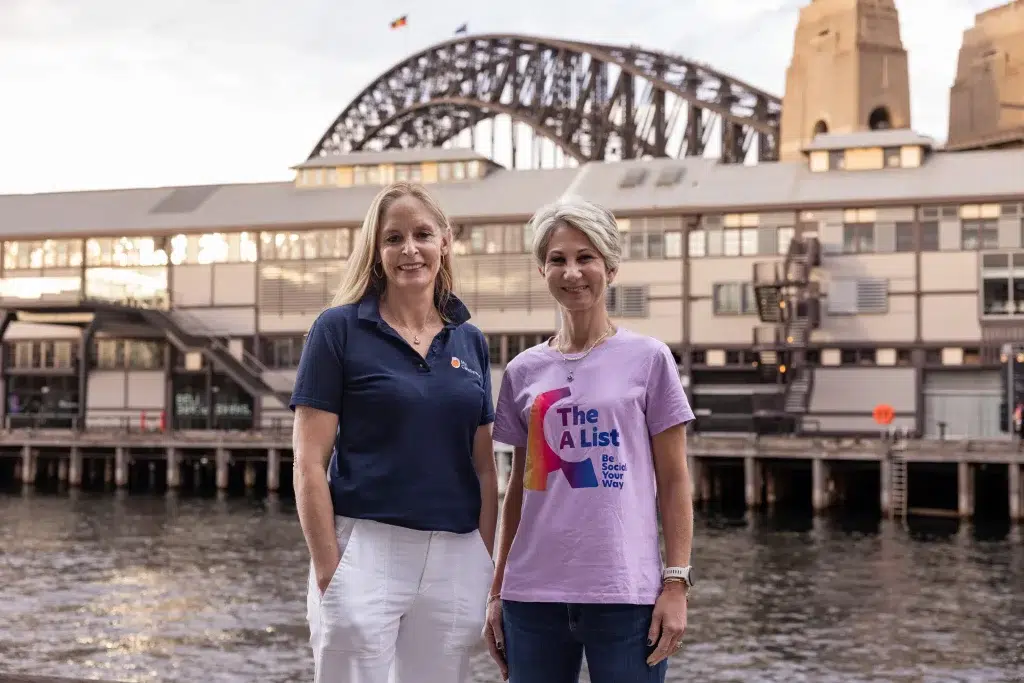 Bianca and Nicole at the Moved event